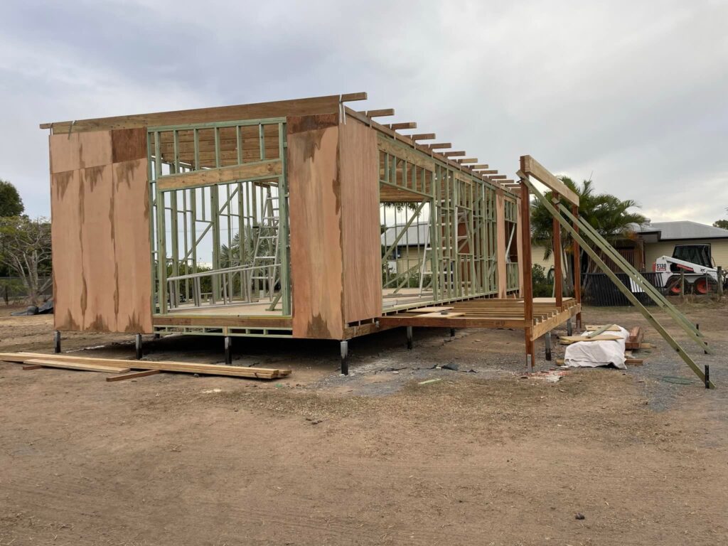 A work in progress of one of the projects by Elevate Building Projects