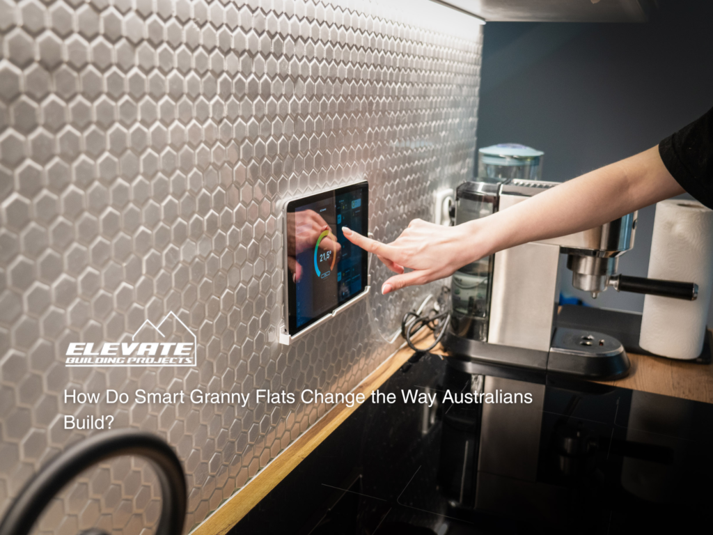 Touchscreen smart home system installed in a granny pod in Hervey Bay Australia