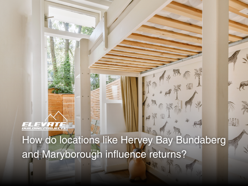 A bunk bed in small room granny flat in Maryborough